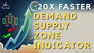 20x FASTER Demand-Supply Zone Indicator New Alerts Screener for TradingView