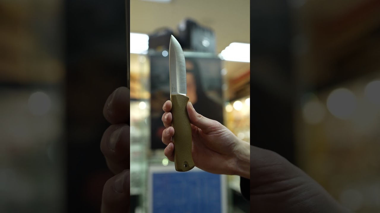 Нож Owl Knife Hoot сталь N690 рукоять песочный G10