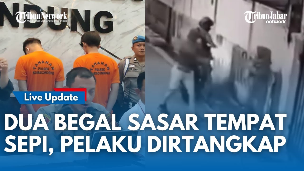 SADIS! | Dua Begal Membawa Golok di Bandung Diringkus Polisi, Korban Mengalami Luka