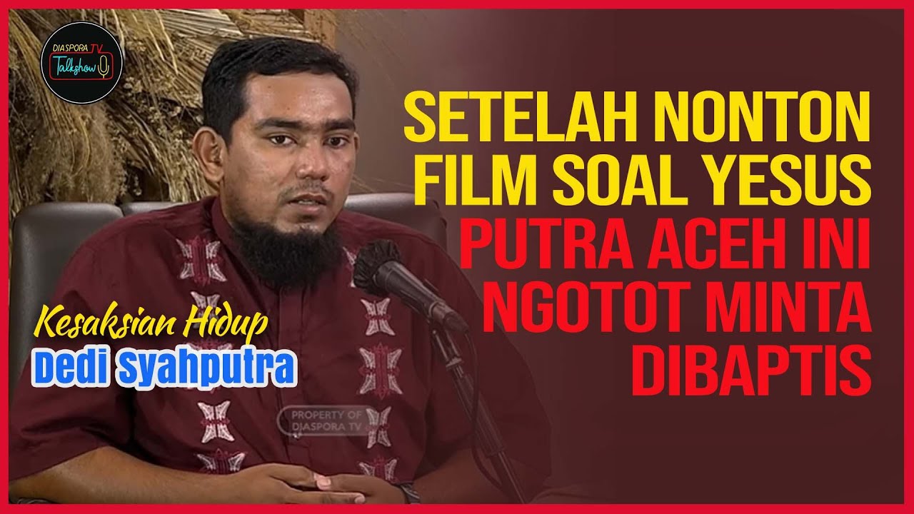 🔴VIRAL... PUTRA ASAL ACEH INI MURTAD DAN NGOTOT MINTA DIBAPTIS