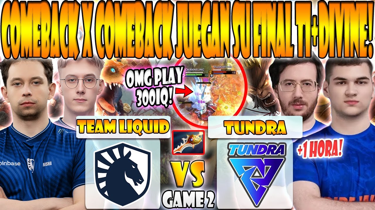 TEAM LIQUID VS TUNDRA BO3[GAME 2]ELIMINACION-NISHA VS BZM, CRYSTALLIS, 33 -THE INTERNATIONAL 14-2025