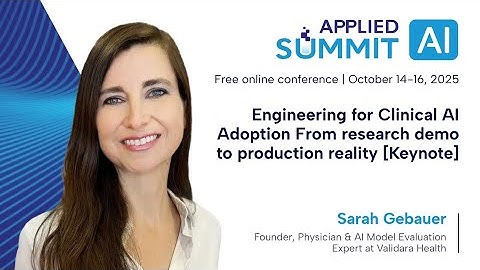 Engineering for Clinical AI Adoption From research demo to production reality