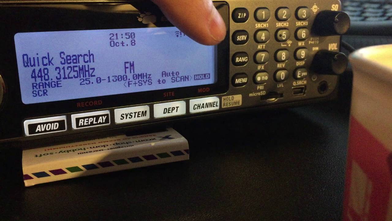 Фильтры ПЧ Uniden BCD536HP: 15 кГц (FM) против 9 кГц (NFM)