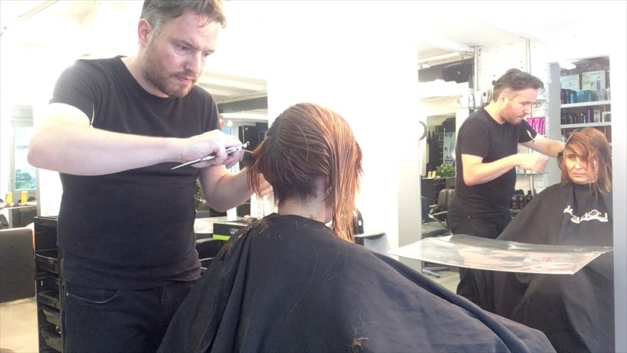 A bob haircut with layers in Amsterdam YouTube