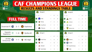 CAF CHAMPIONS LEAGUE STANDINGS TABLE TODAY 🔵 AL HILAL 1 VS 1 MC ALGER