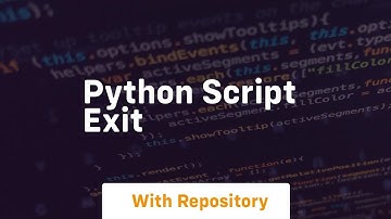 python script exit