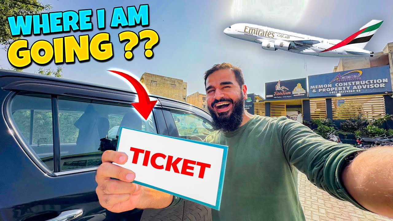Urgent ticket karwa li ✈️😍 kahan janey ki tayari hai ?