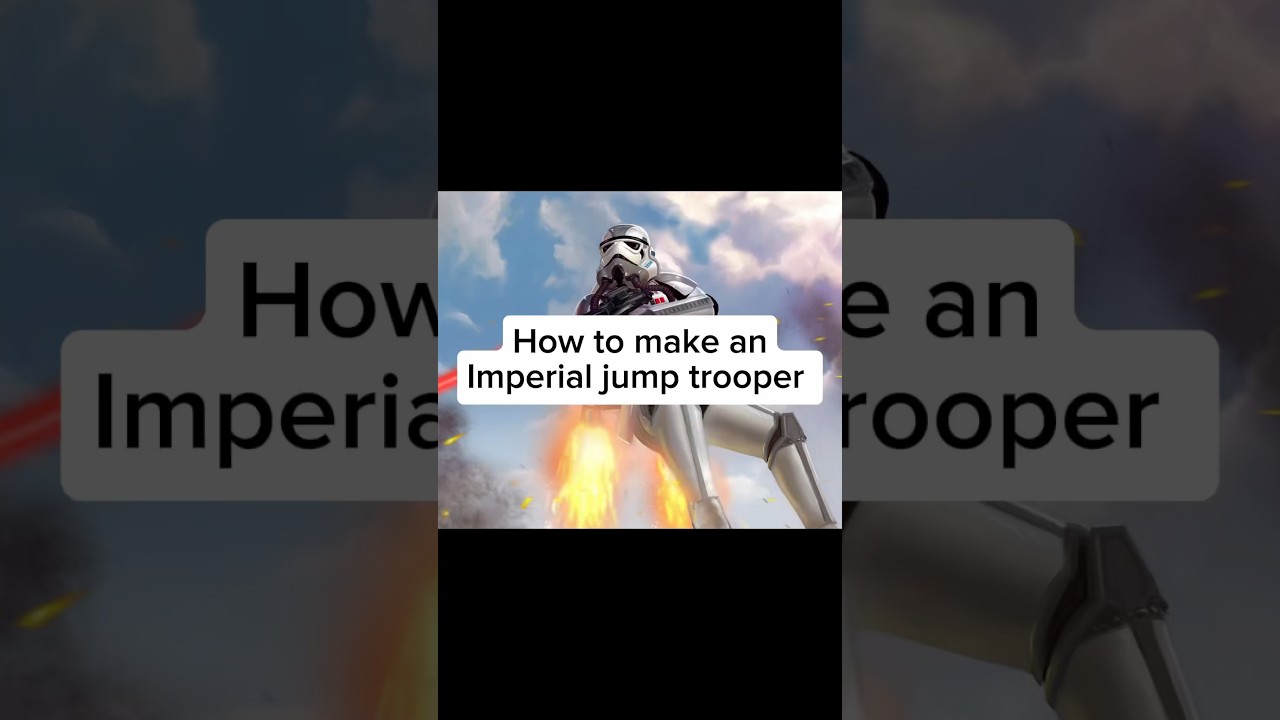 How to make an impirial jump trooper in Lego
