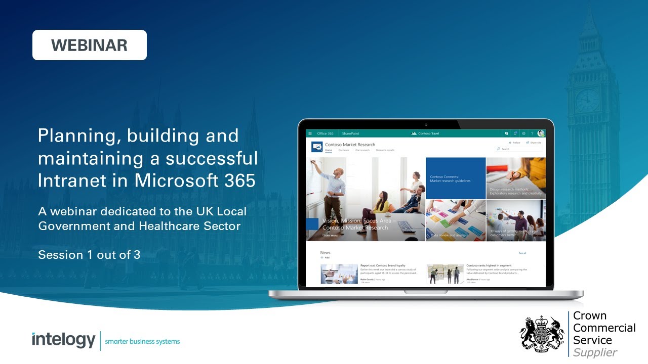 Planning, building and maintaining a successful Intranet in Microsoft 365 -  Webinar