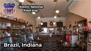 Historic National Road stop: Brazil, Indiana
