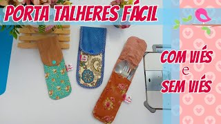 Porta Talheres Fácil Com E Sem Viés