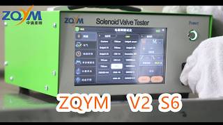 ZQYM V2 S6 Solenoid coil injector tester. | Solenoid common rail injector GAP tester.