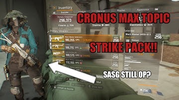 Cronus max-strike pack! The differences and info you need. The division.