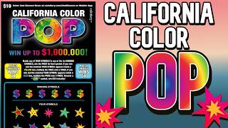 We Beat The Odds on This Ticket! $100 Session California Color Pop! | California Lottery Gameplay