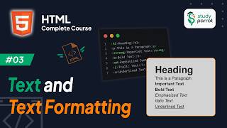 HTML Headings and Paragraph | HTML Text Formatting | HTML Tutorial for Beginners #3