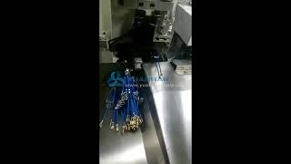 Fully Automatic Cable Cutting Stripping and double-end Crimping Machine, Wire 2-side Crimp Machine