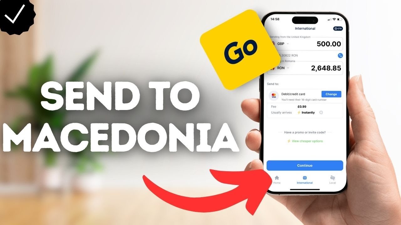 Как отправить деньги в Македонию через TransferGO?