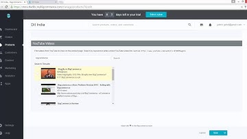 How to add video to the product in BigCommerce
