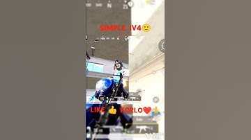 World fastest simple 1v4 in Bgmi pubg mobile #bgmi #pubg #shorts #viral #trending
