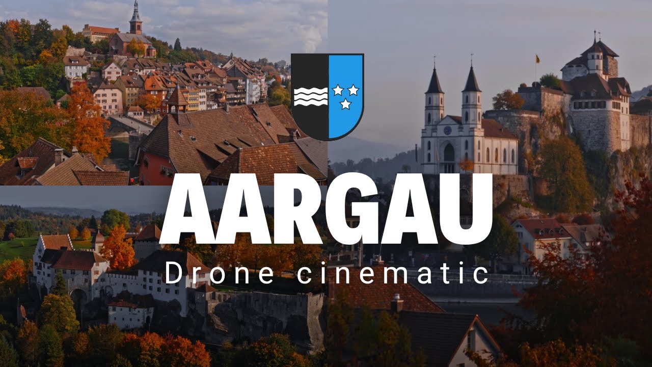Canton of Aargau 4K - Aerial Drone Video
