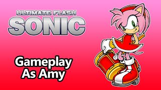 Ultimate Flash Sonic: Gameplay as Amy