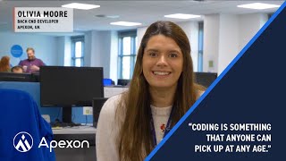 Hear from our Apexon Employee: Olivia Moore, Developer