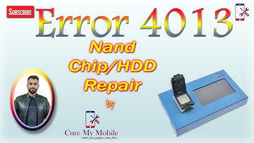 How to Program Nand chip | error 4013 solution.error 4013 solved-- by NAND repair via navi plus3000