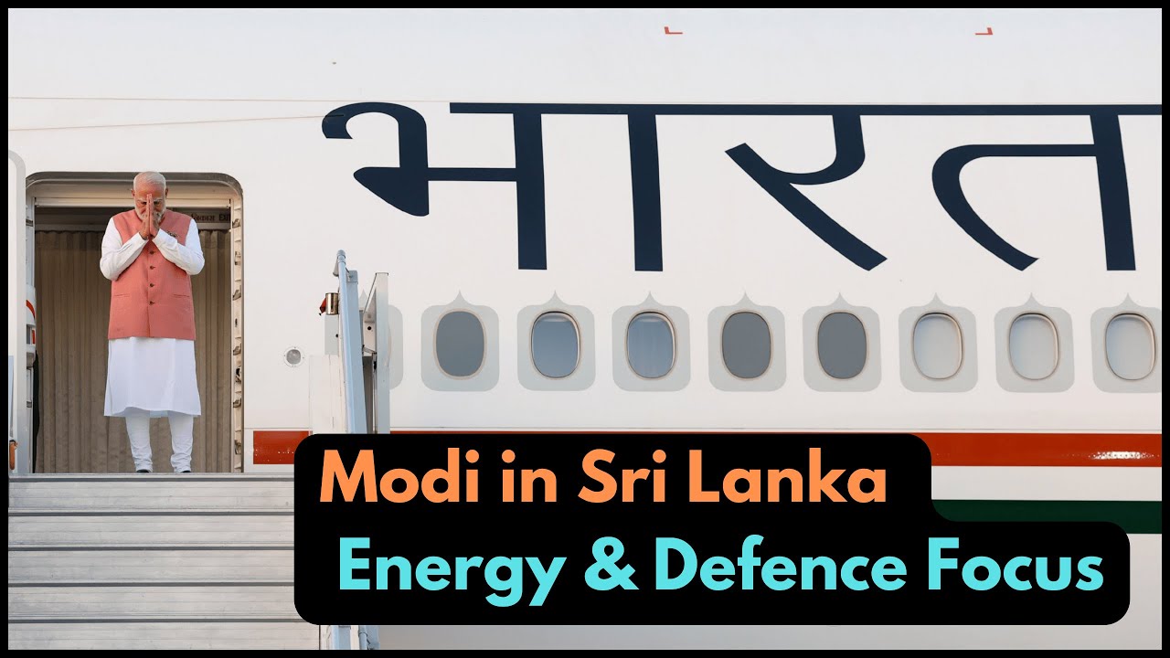 Live: PM Modi's Sri Lanka Visit: Strengthening Energy & Defence Ties | Arrives for three-day visit