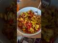 Vegan WIEIAD - working on the garden cage #vegan #wieiad #veganwieiad #pasta #oats