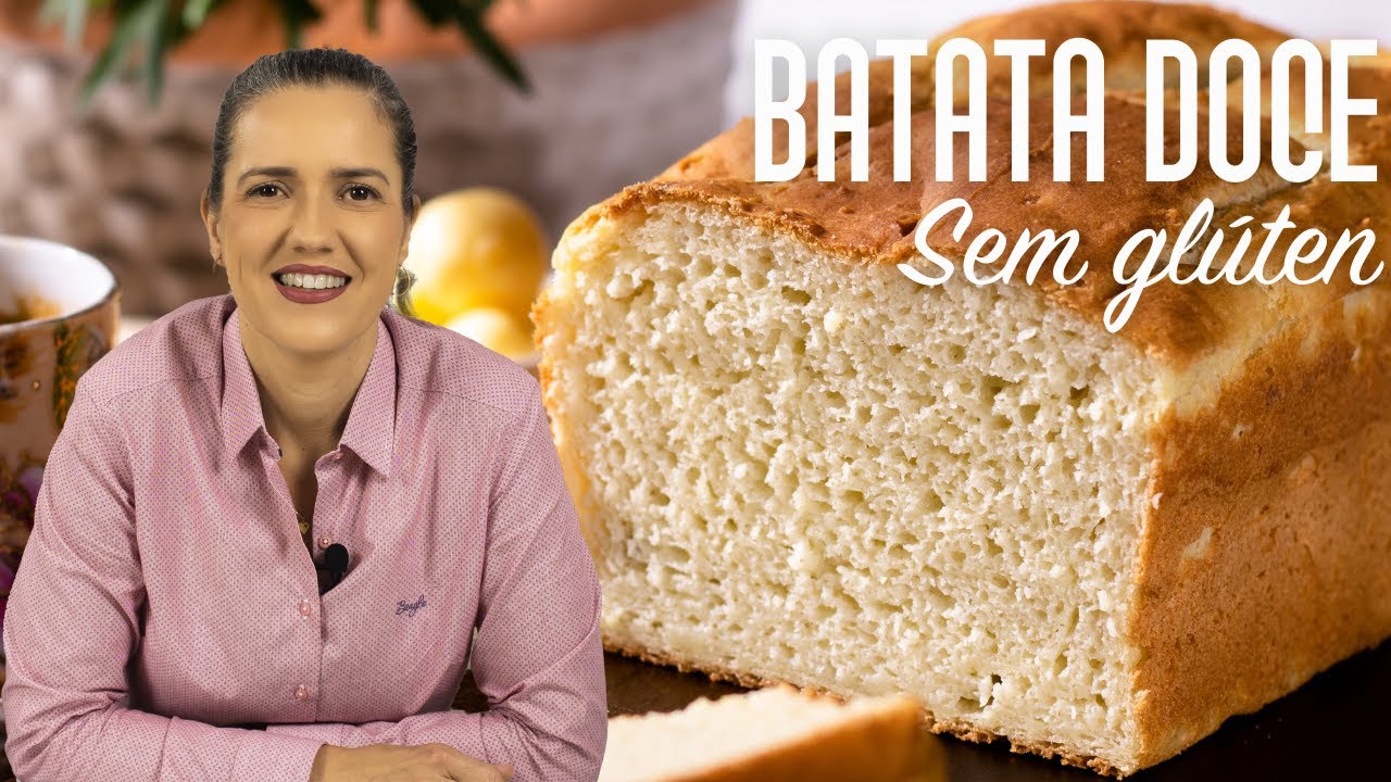 VAMOS FAZER JUNTOS O MELHOR PÃO DE BATATA DOCE - SEM GLÚTEN E SEM LACTOSE (sem trigo e sem leite)