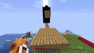 minecraft jump with the immersive portal mod screenshot 2