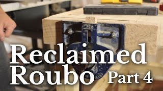 Reclaimed Roubo Woodworking Bench Part 4