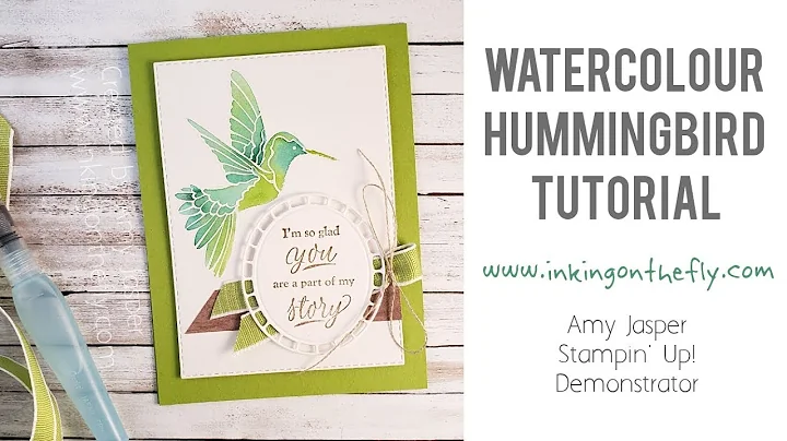 Watercolour Hummingbird: with the Humming Along st...