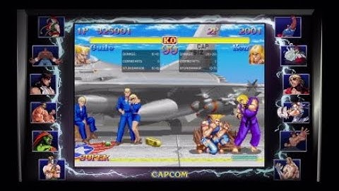 SF2 ST Guile Standing Flash Kick Variation