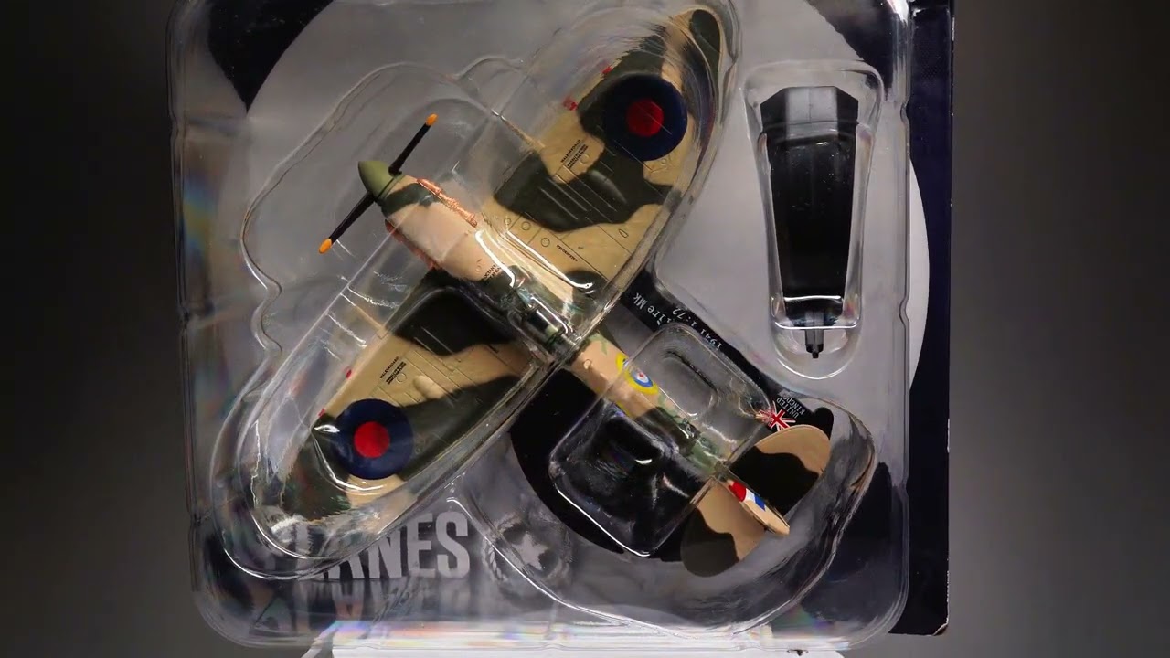 Luppa Supermarine Spitfire WWII – 1/144 Die-cast Fighter Plane