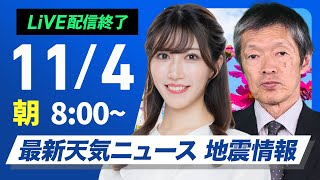 ウェザーニュースの配信のサムネイル画像