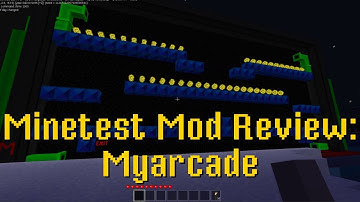 Minetest Mod Review: MyArcade