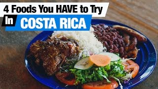 Central American Food  4 Dishes To Try in Costa Rica  (Americans Try Costa Rican Food)