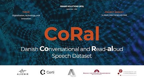 Danish Speech Dataset (CoRal 2.0)
