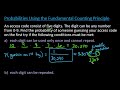 Finding Probabilities Using the Fundamental Counting Principle