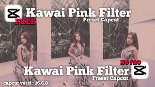 [Sub Indo/Ing] Tutorial Kawai Pink Filter | Filter Capcut | Preset Capcut | Filter Aesthetic screenshot 5