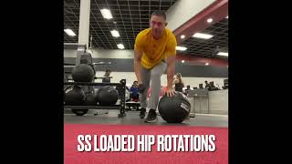 Split Stance Loaded Hip Rotations