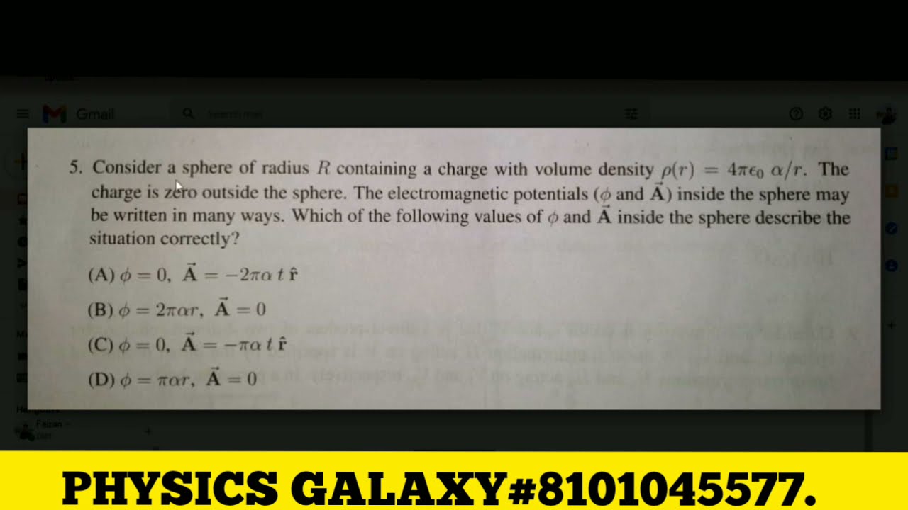 JEST 2021 || SOLUTION || SERIES : 5 【 PHYSICS GALAXY 】