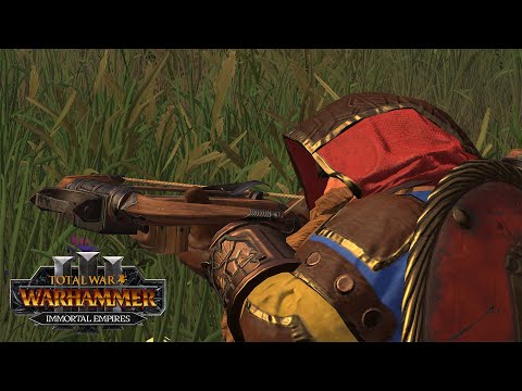 The BEST Dwarf Playstyle - vs Wood Elves // Total War: WARHAMMER 3 Land Battle