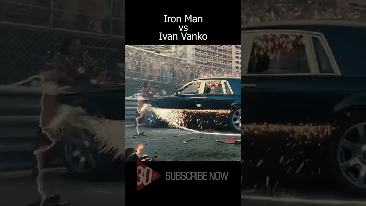 iron man vs Ivan Vanko | Monaco Fight #feedshorts #shortvideo #reels #viralvideo #30seconle
