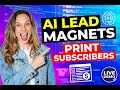 How I Build AI-Powered Lead Magnets That Print Email Subscribers (Live Vibe Coding Demo)