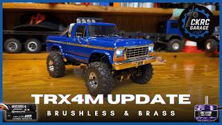 TRX-4M High Trail Update - Fat Viper Brushless + Brass Steering Upgrades