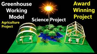 greenhouse working model 3d - agriculture