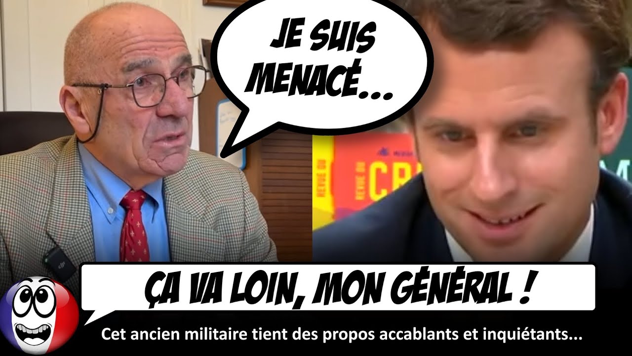 ⁣"Macron est L'ENNEMI de la France", déclare un ancien général, depuis inquiet pour sa vie...