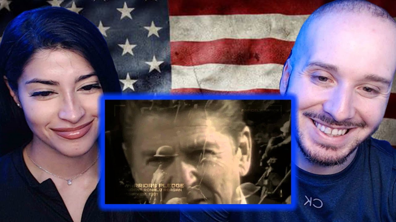 British Couple Reacts to Ronald Reagan Patriotic Speech